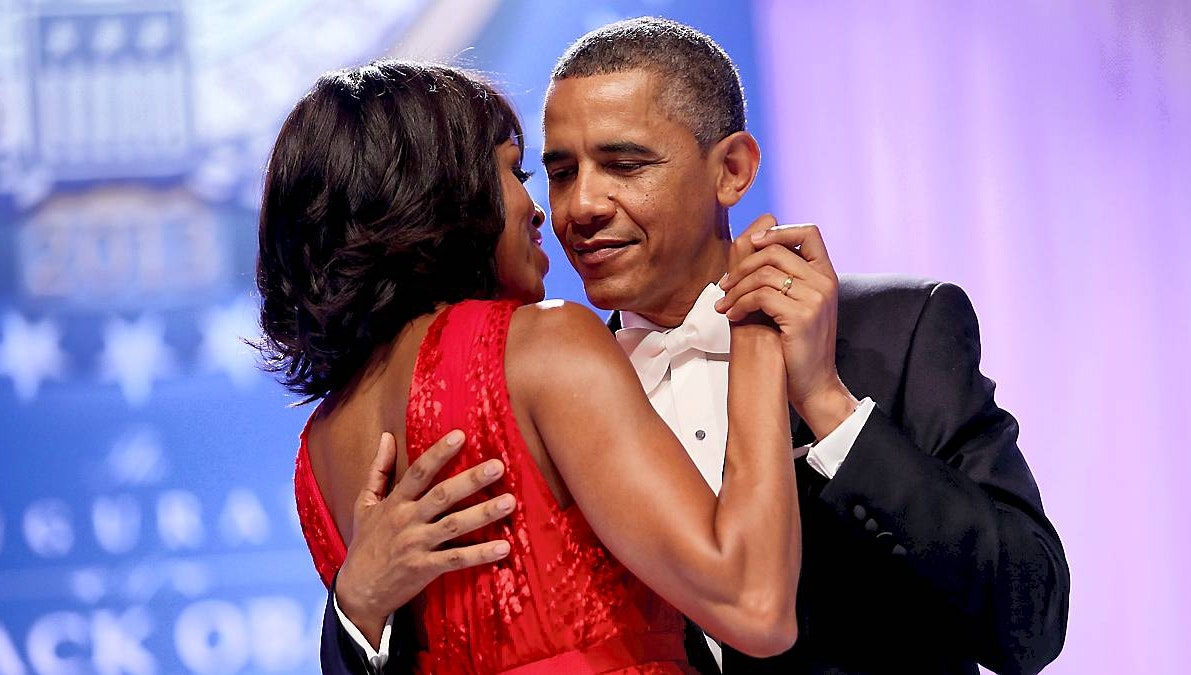 Michelle Obama og Barack Obama