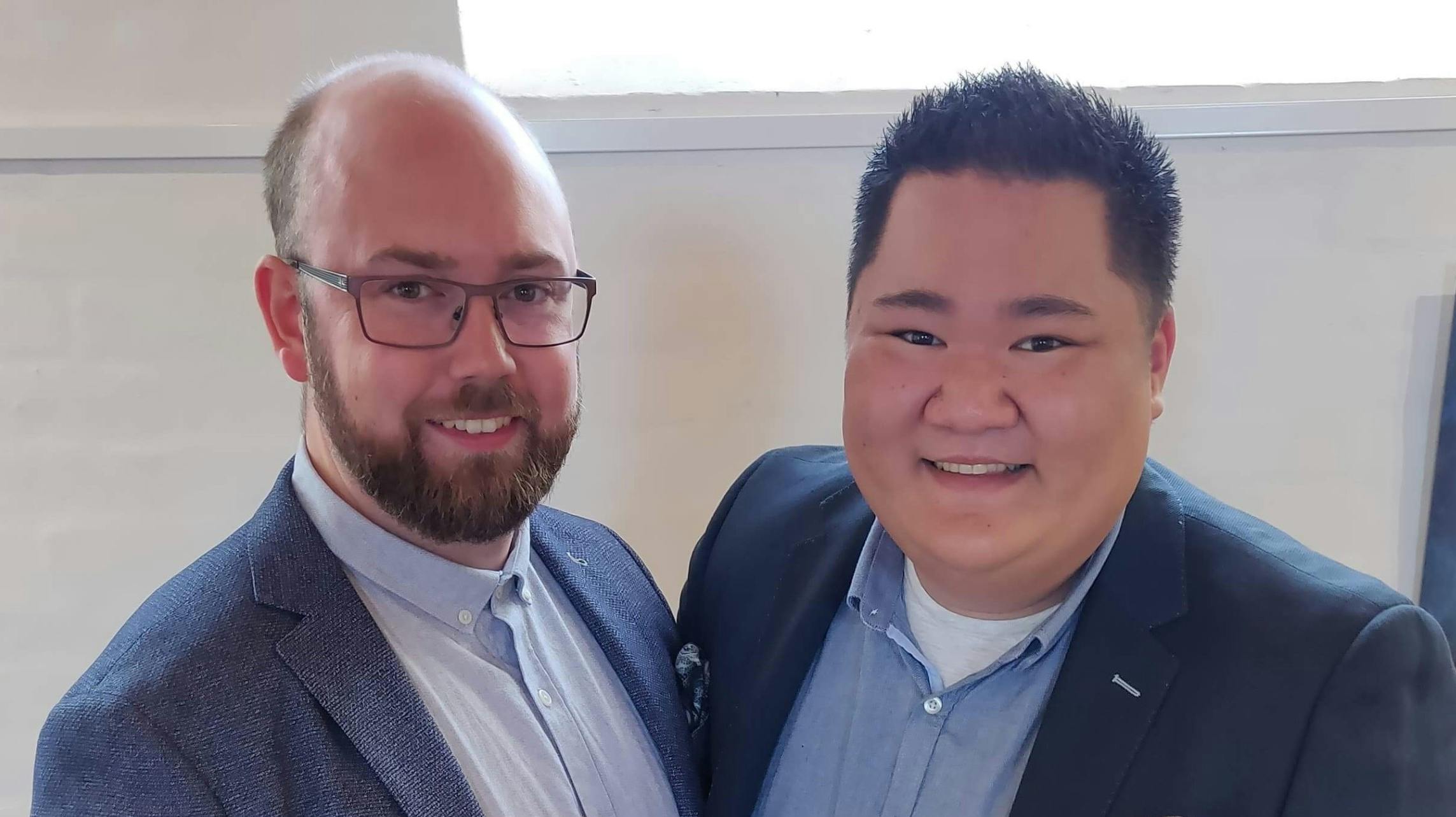 Michael og Micki på parrets bryllupsdag. 