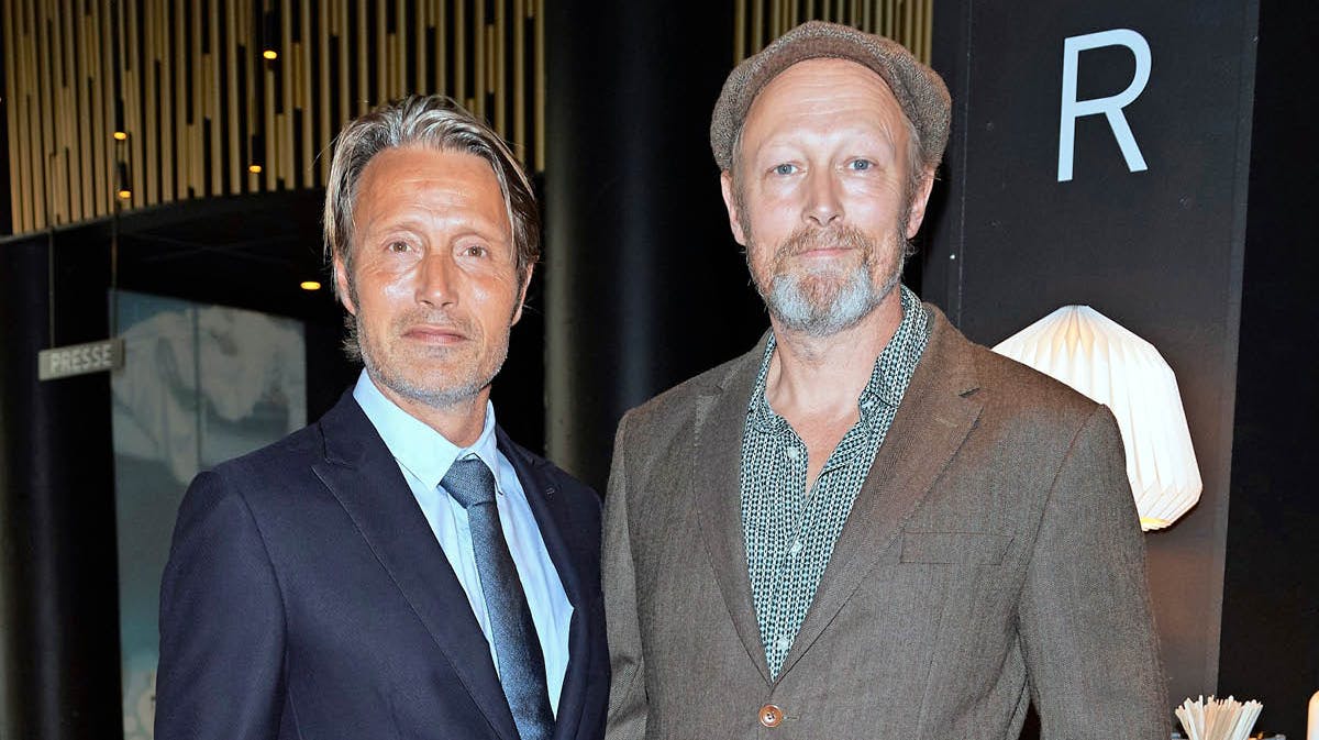 Skuespiller-brødrene Mads og Lars Mikkelsen. 