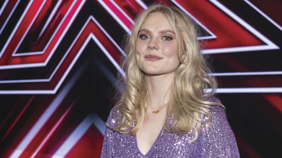 Mille Bergholtz i "X Factor".