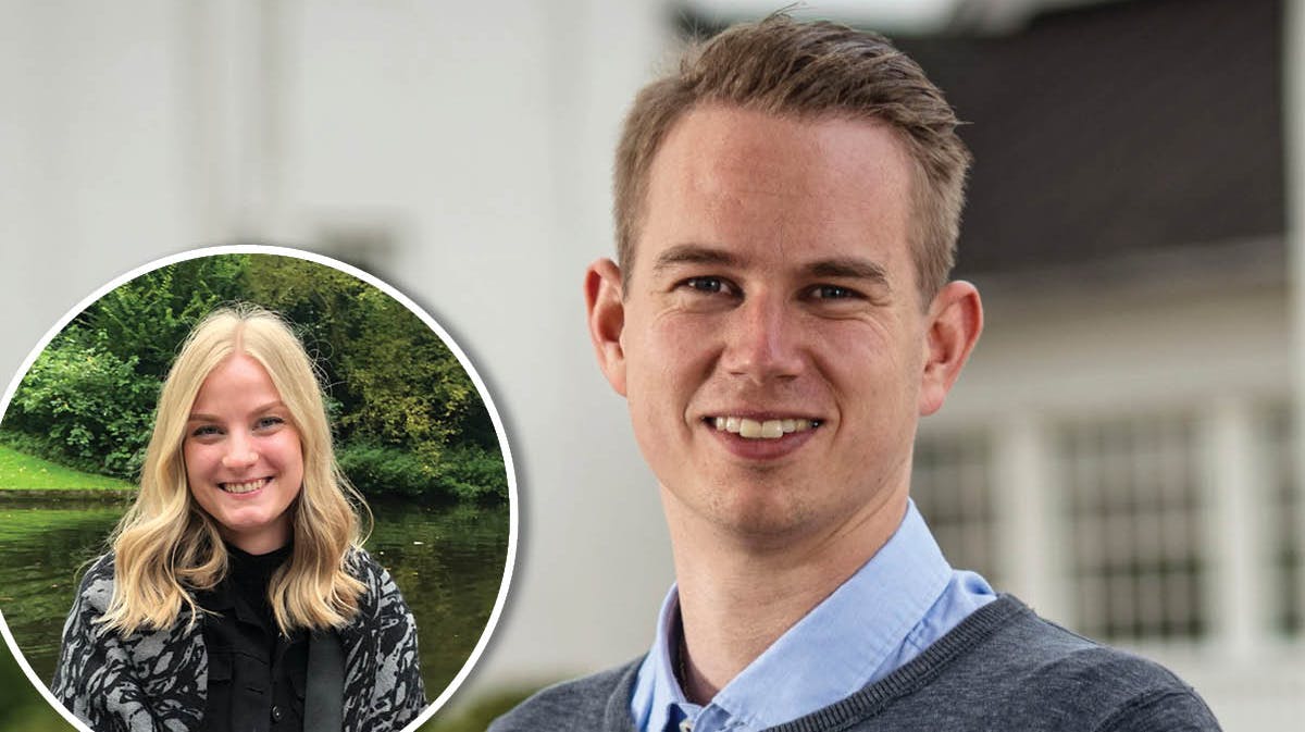 Malou og Morten i "Kærlighed hvor kragerne vender"