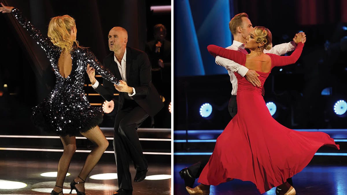 Parrene i omdans i "Vild med dans" program 7. 