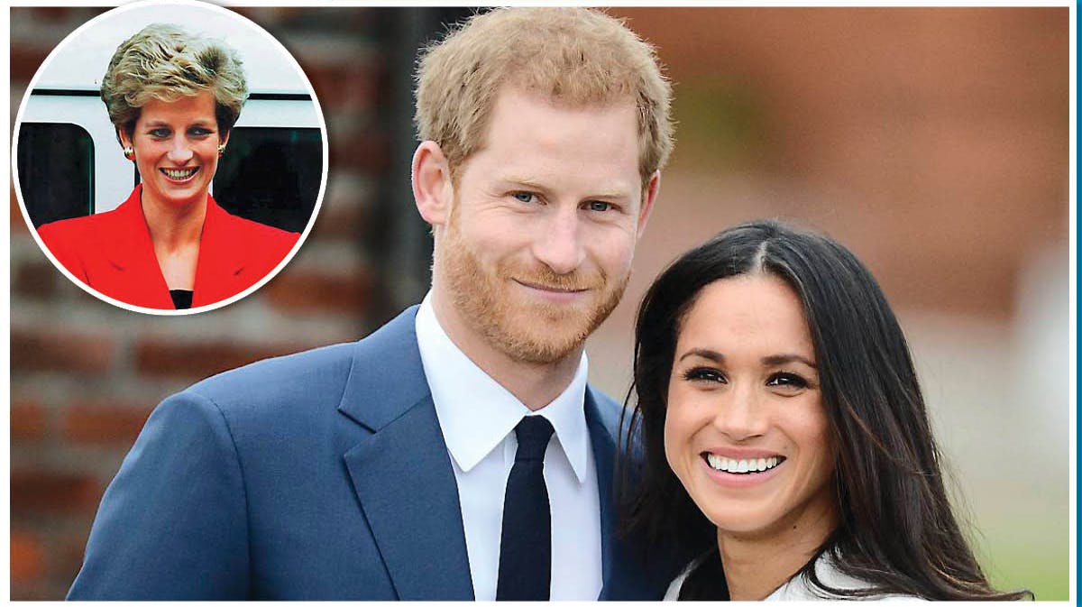 Meghan Markle, prins Harry, prinsesse Diana