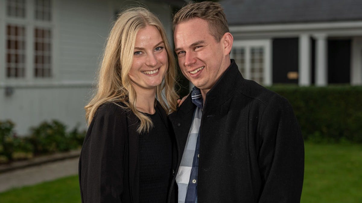 Malou Hvidtfeldt Gade og Morten Jørgensen fra "Kærlighed hvor kragerne vender"