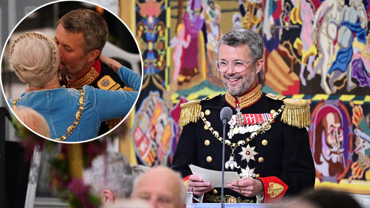 Kronprins Frederik og dronning Margrethe 