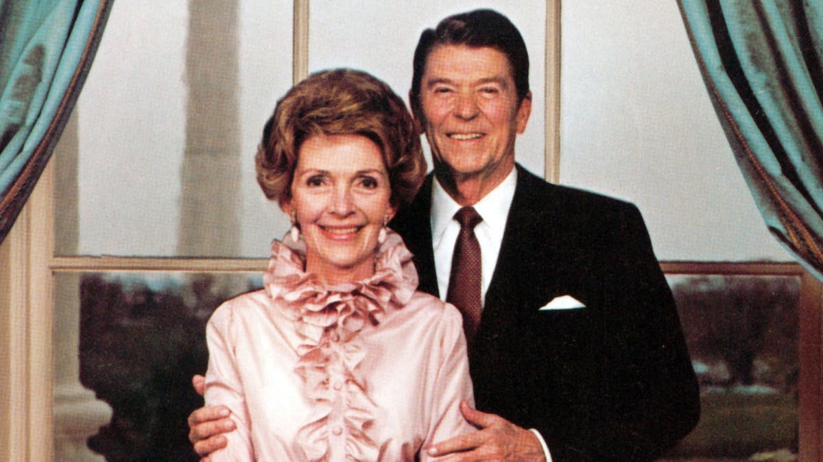 Nancy Reagan og Ronald Reagan.