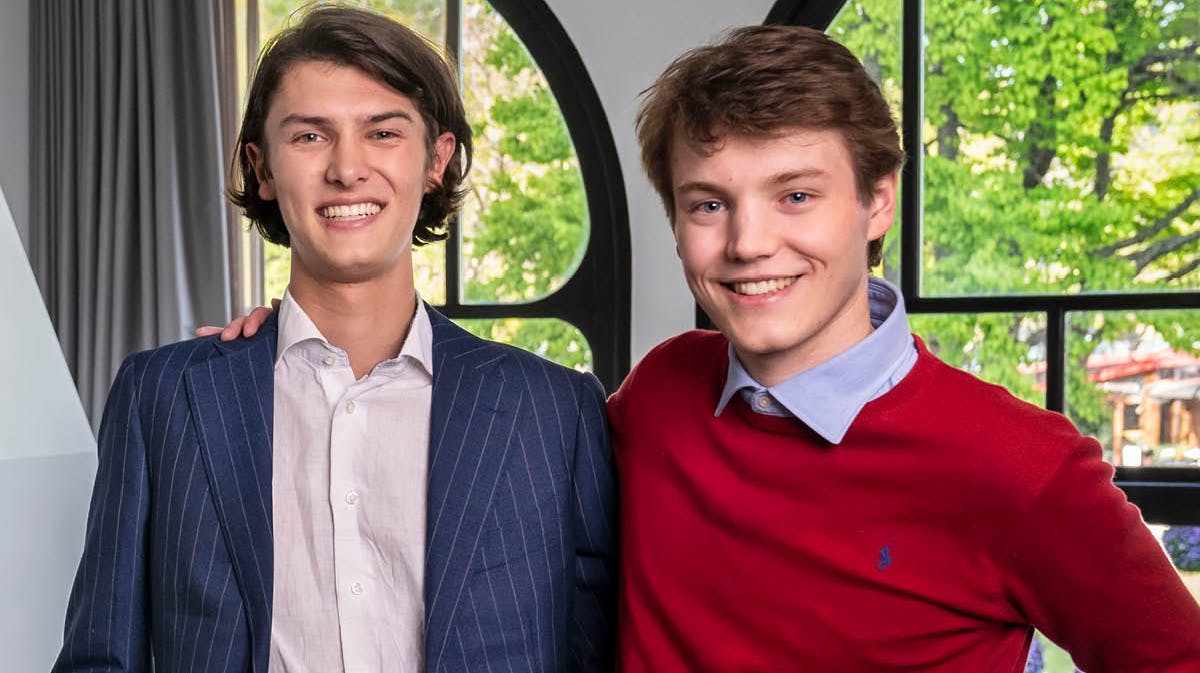 Prins Nikolai og prins Felix. 