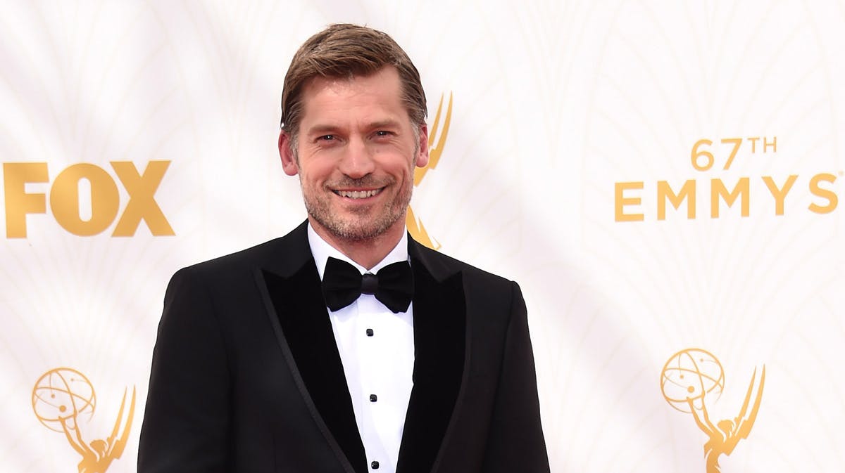 Nikolaj Coster-Waldau ankommer til Emmy-prisuddelingen