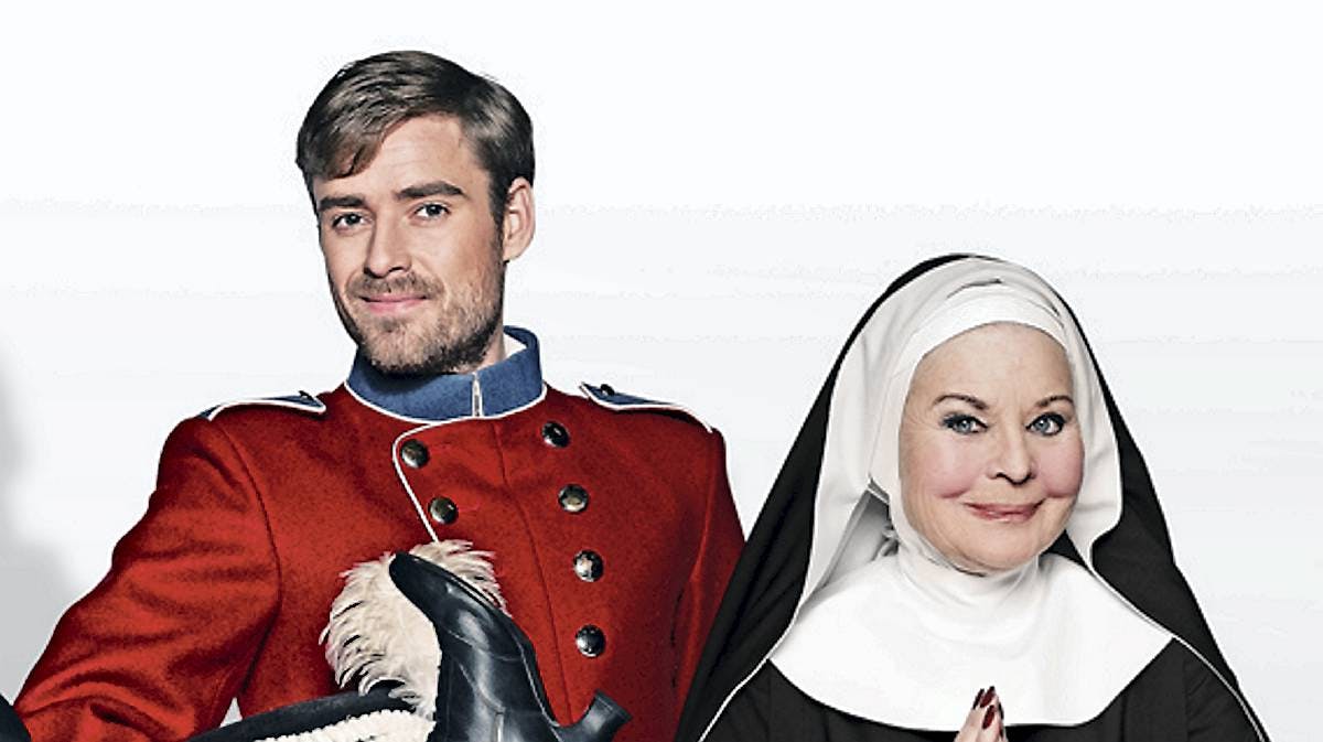 Johannes Nymark og Lone Hertz i "Frøken Nitouche".