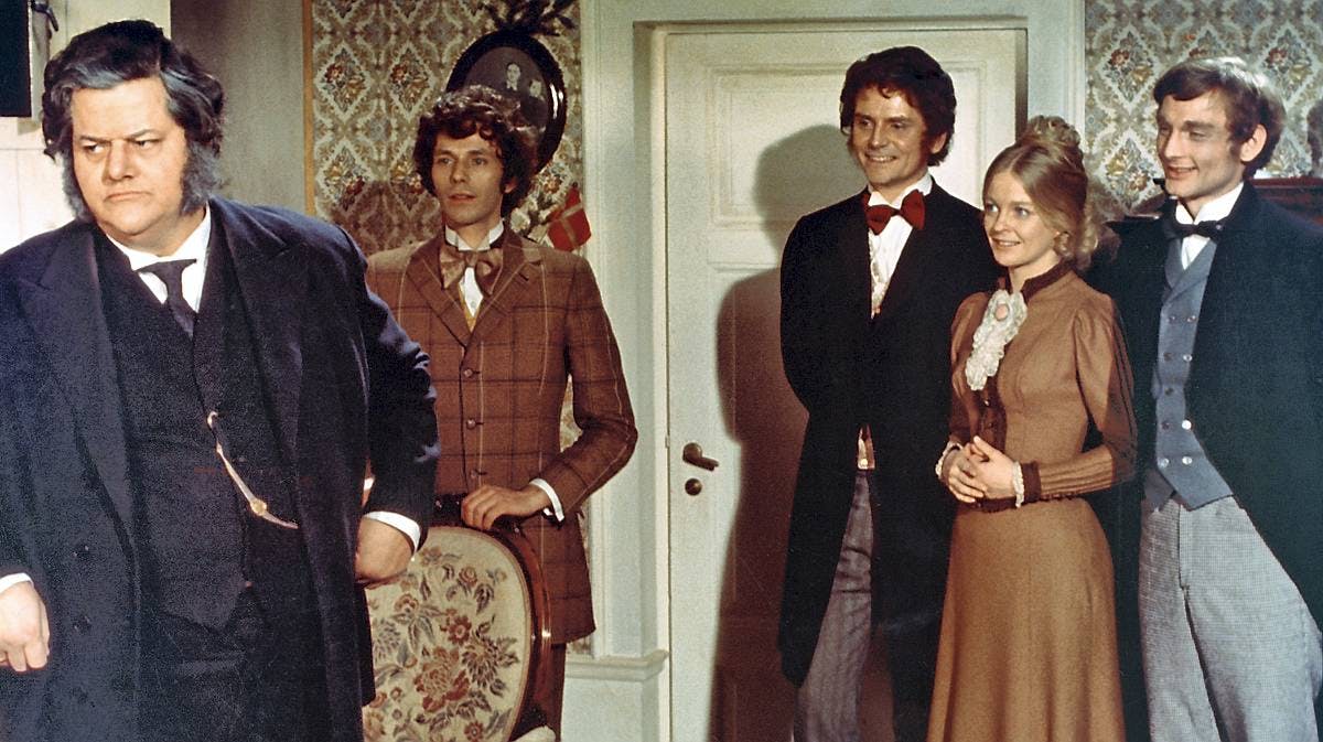 Poul Bundgaard i "Nøddebo Præstegaard" fra 1974.