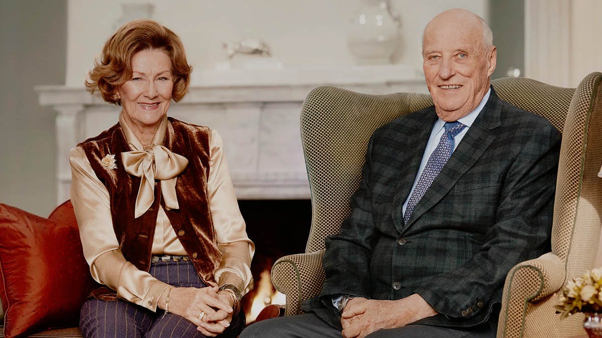Dronning Sonja og kong Harald. 