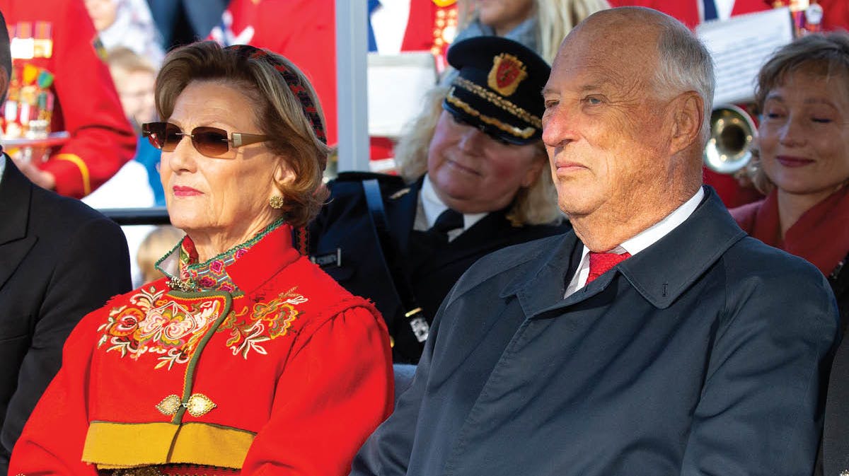 Det norske kongepar. 