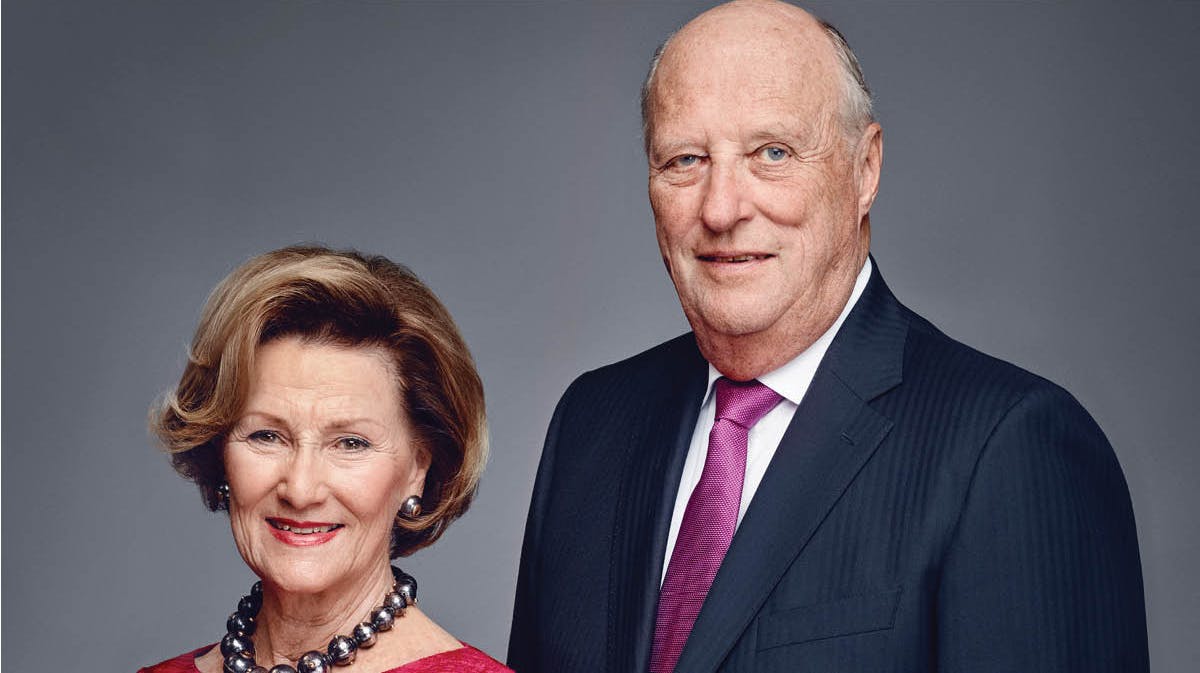 Dronning Sonja og kong Harald. 