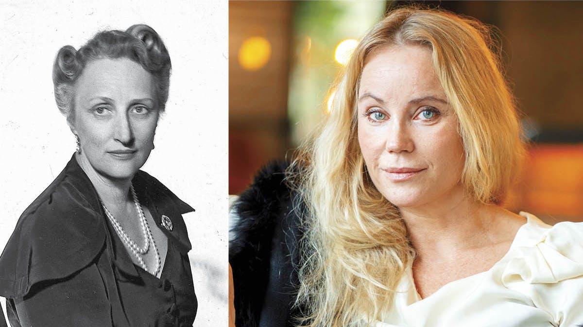 Kronprinsesse Märtha og Sofia Helin.