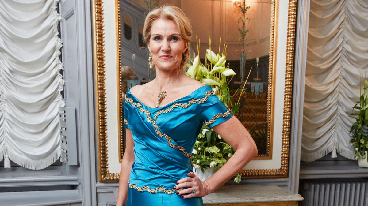 Statsminister Helle Thorning-Schmidt (S) til nytårstaffel 1. januar 2015.