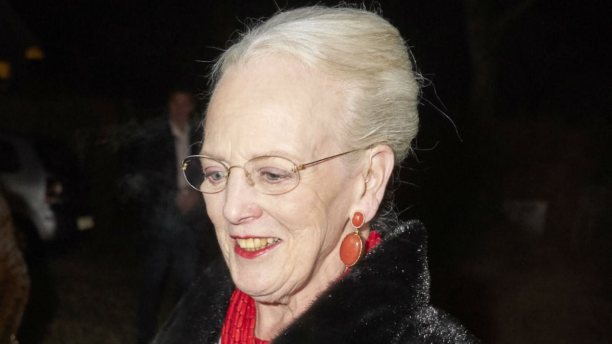 Dronning Margrethe til privat nytårsfest