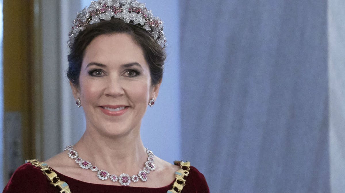 Kronprinsesse Mary i galla