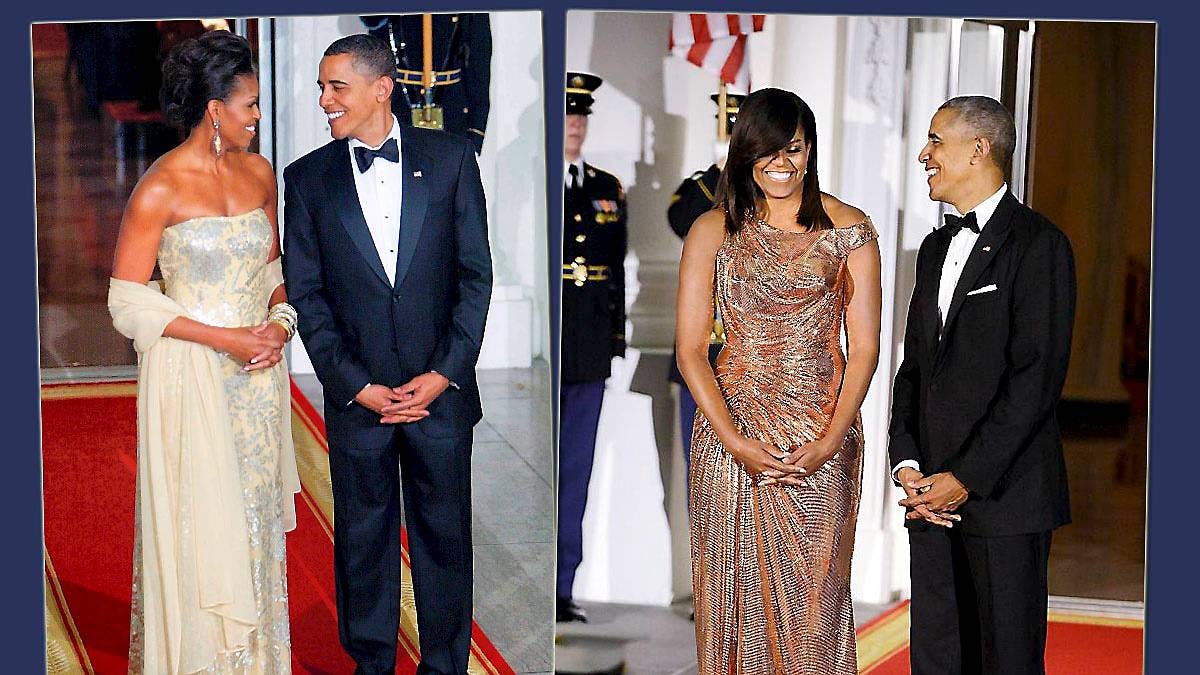 Barack Obama og Michelle Obama