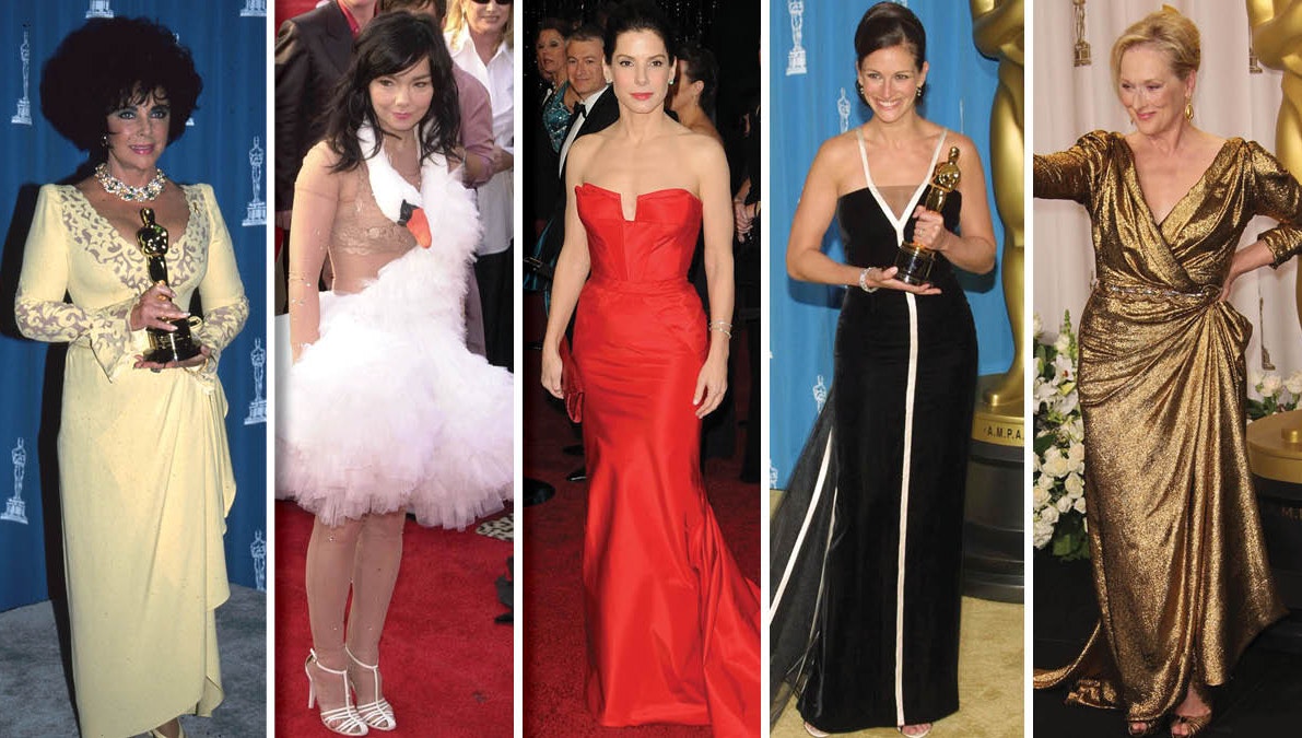 Ikoniske Oscar-kjoler gennem tiden.