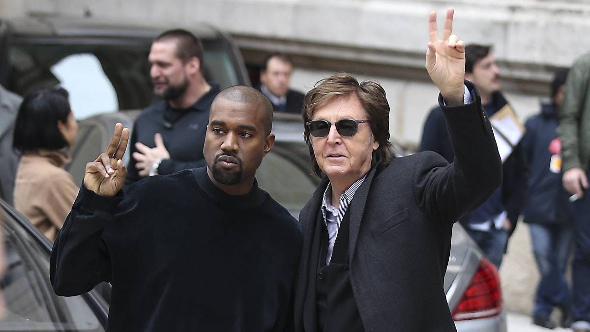 Paul McCartney og Kanye West