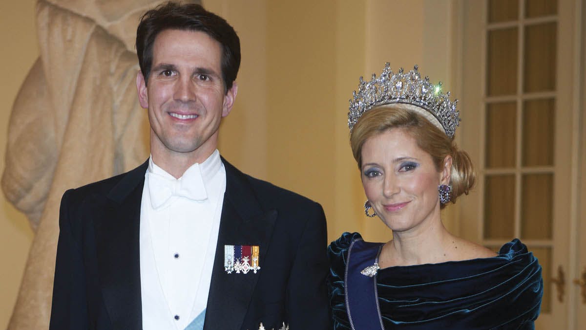 Kronprins Pavlos og kronprinsesse Marie-Chantal.
