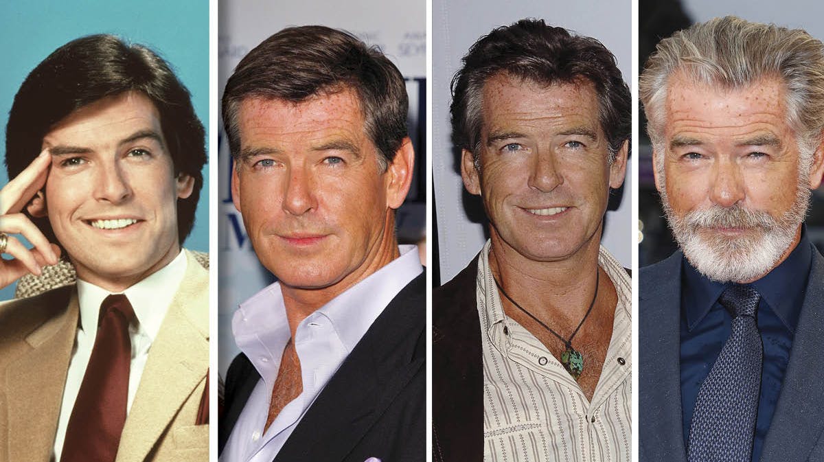 Pierce Brosnan - i 80'erne, 90'erne, 00'erne - og i dag