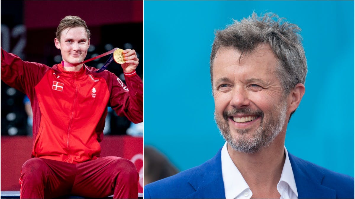 Viktor Axelsen og kronprins Frederik