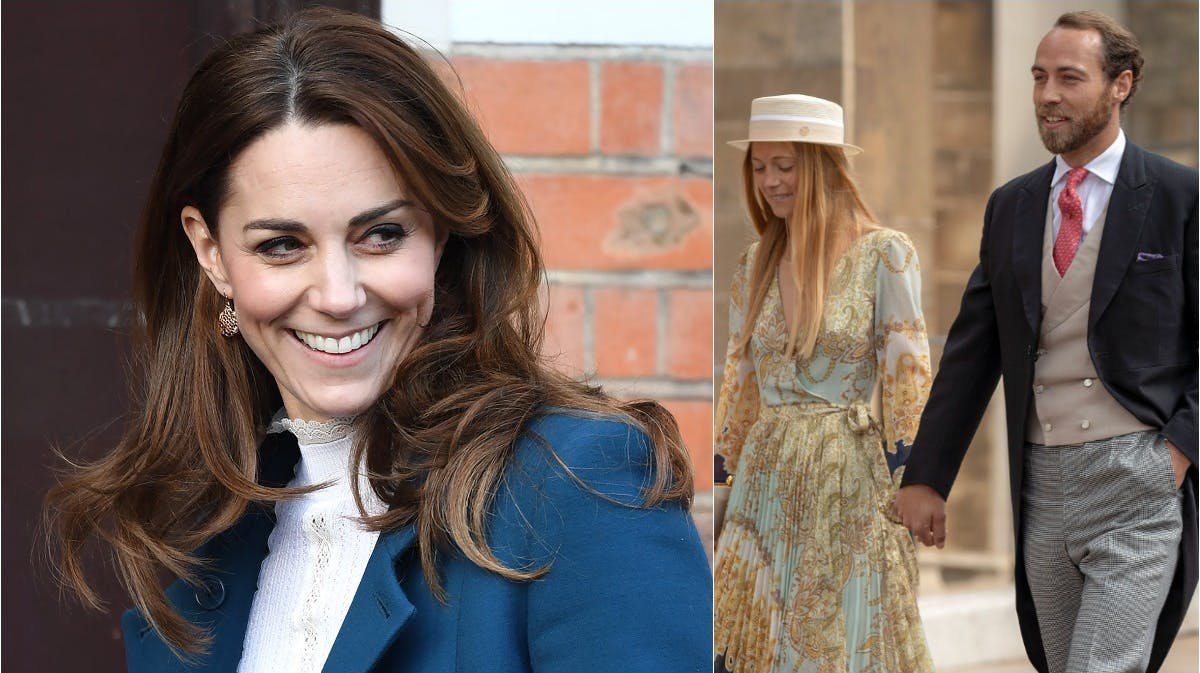 Hertuginde Catherine, Alizee Thevenet og James Middleton.