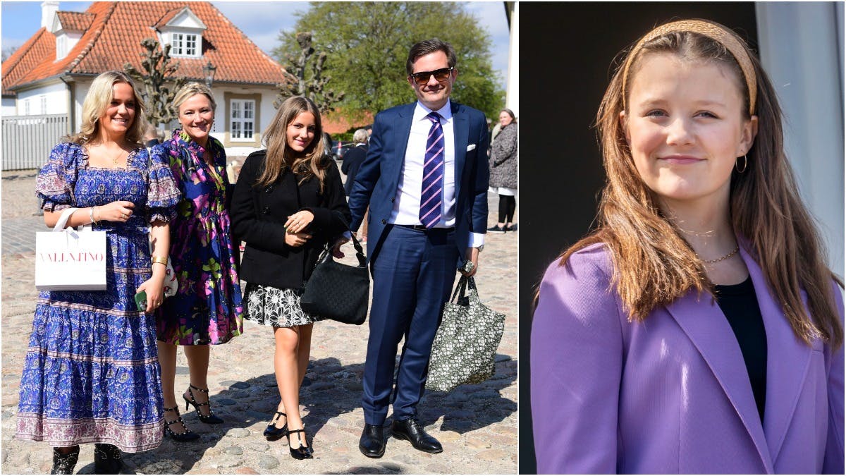 Gæster til prinsesse Isabellas konfirmation.