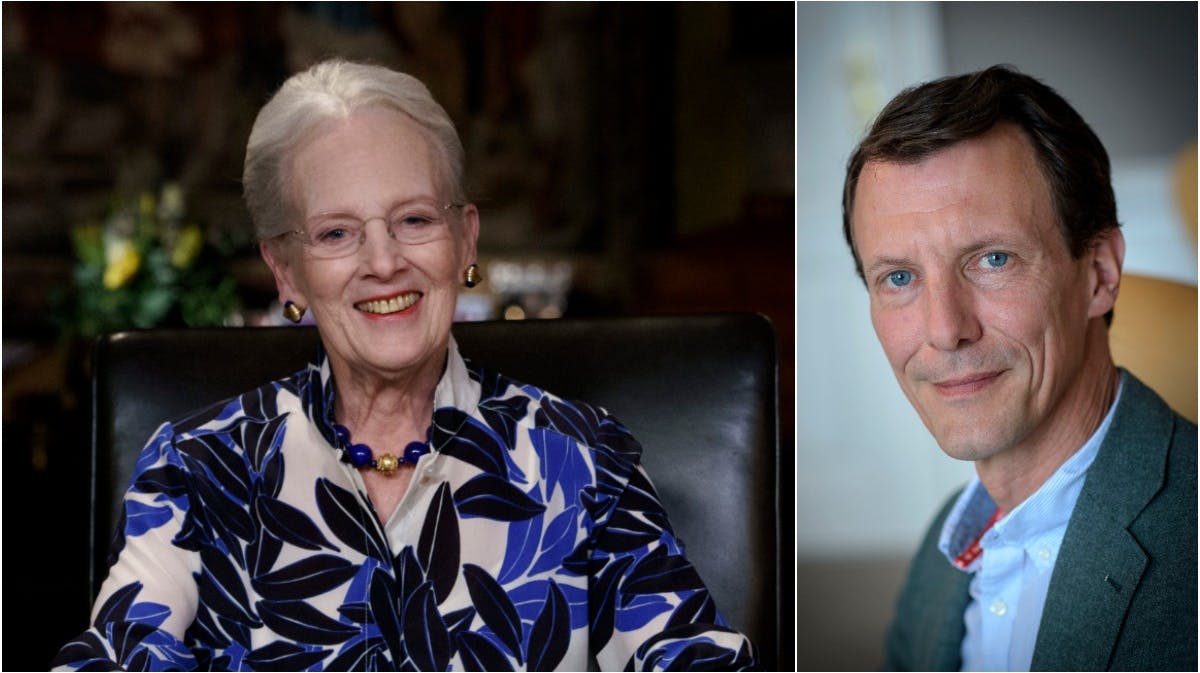 Dronning Margrethe og prins Joachim