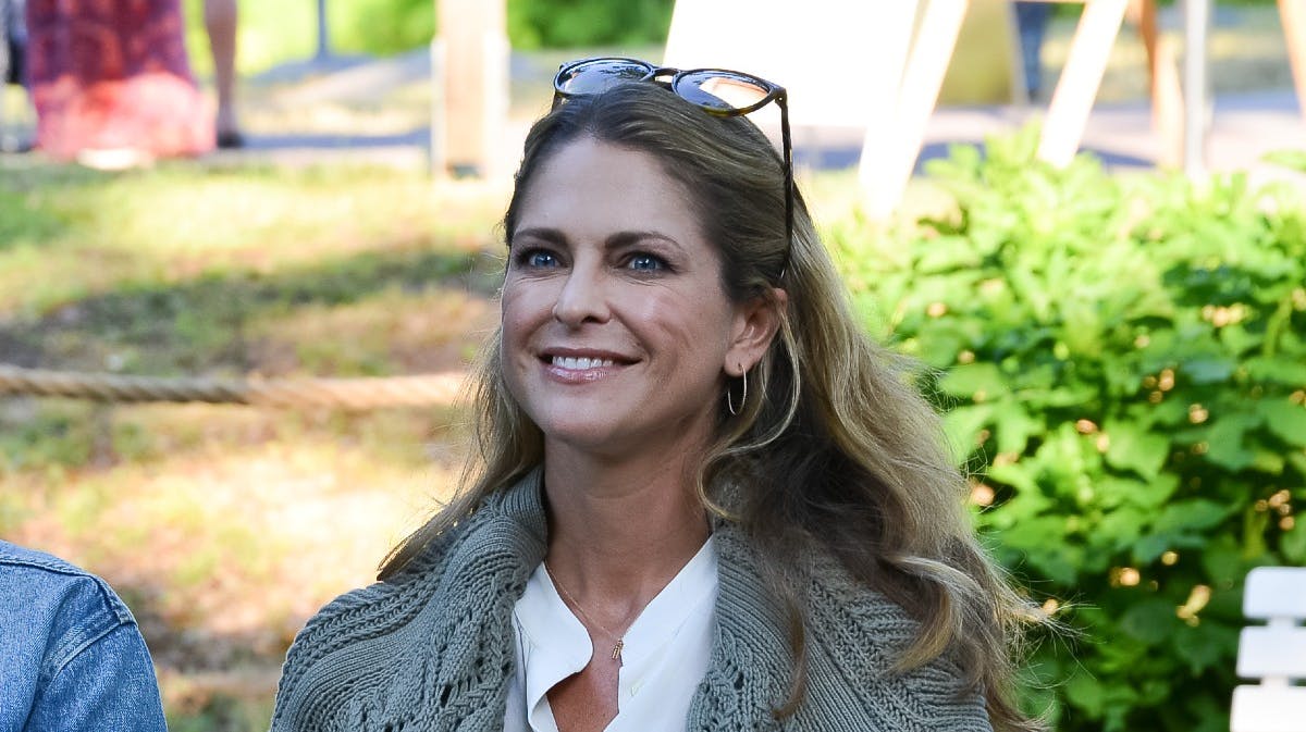 Prinsesse Madeleine til koncert på Sollidens slott mandag. 