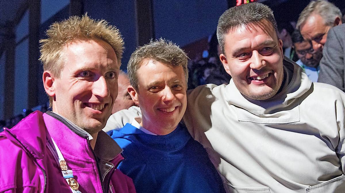 Kronprins Frederik og Kim Kielsen.