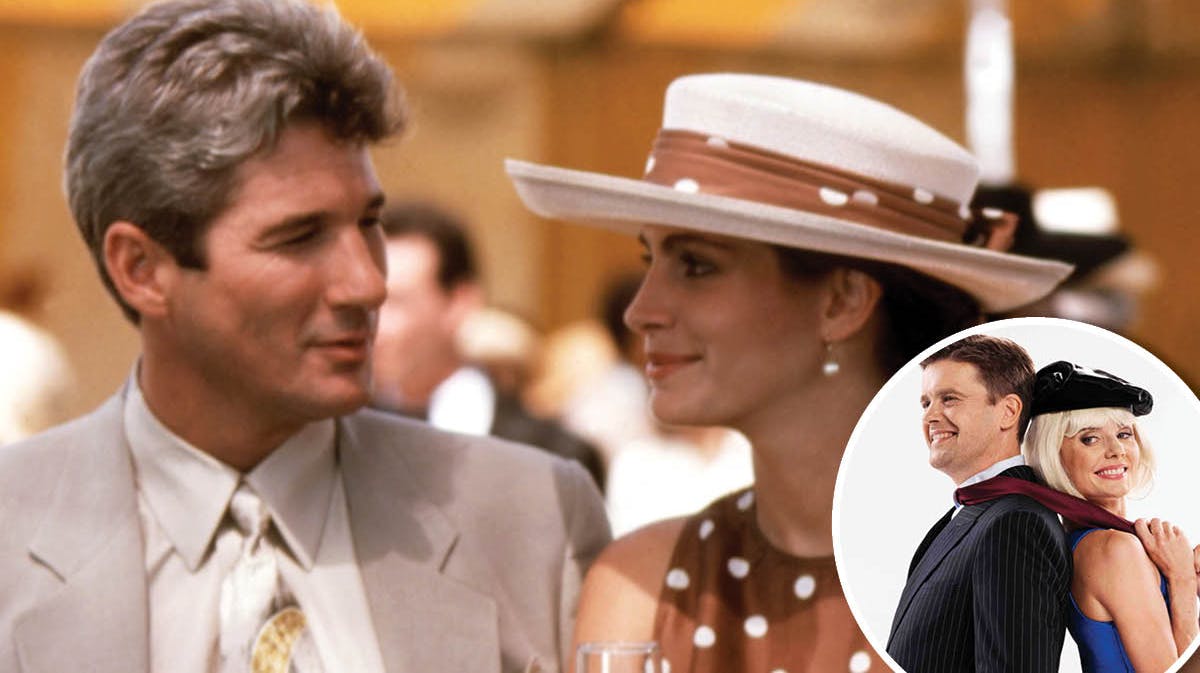 I filmen ”Pretty Woman” spiller Julia Roberts og Richard Gere hovedrollerne.