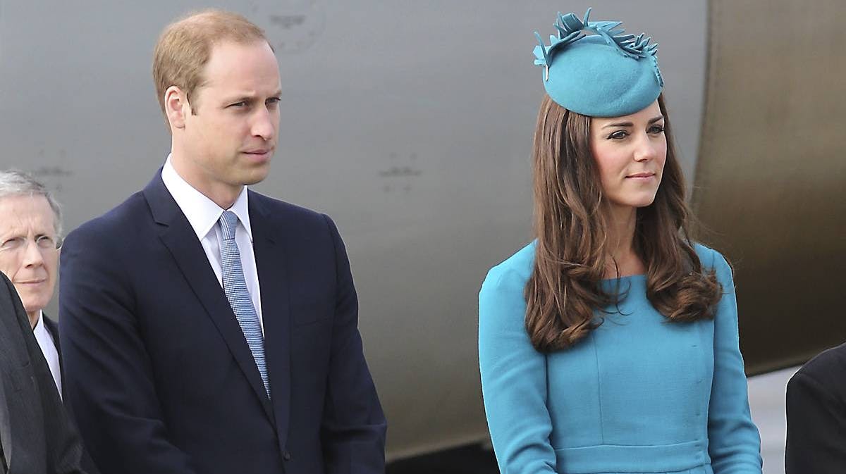 Prins William og hertuginde Catherine i New Zealand.