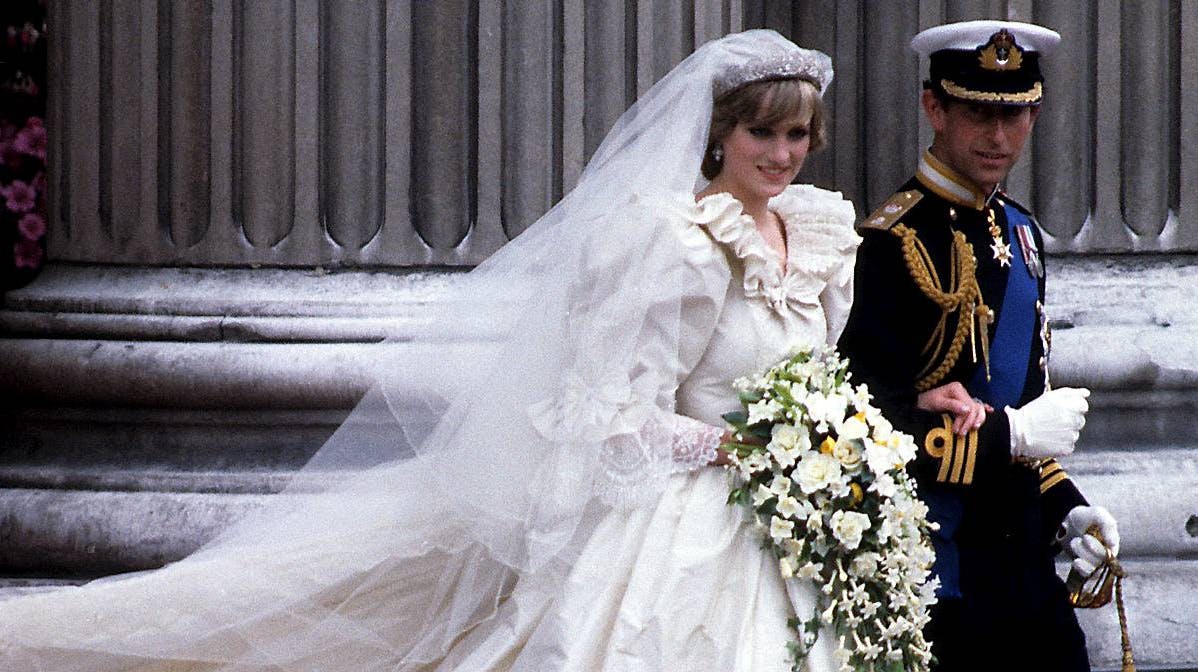 Prinsesse Diana og prins Charles' bryllup den 29. juli 1981.