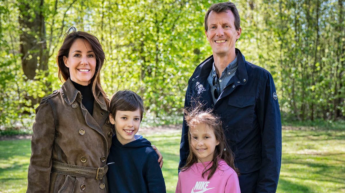 Prins Joachim og familien. 