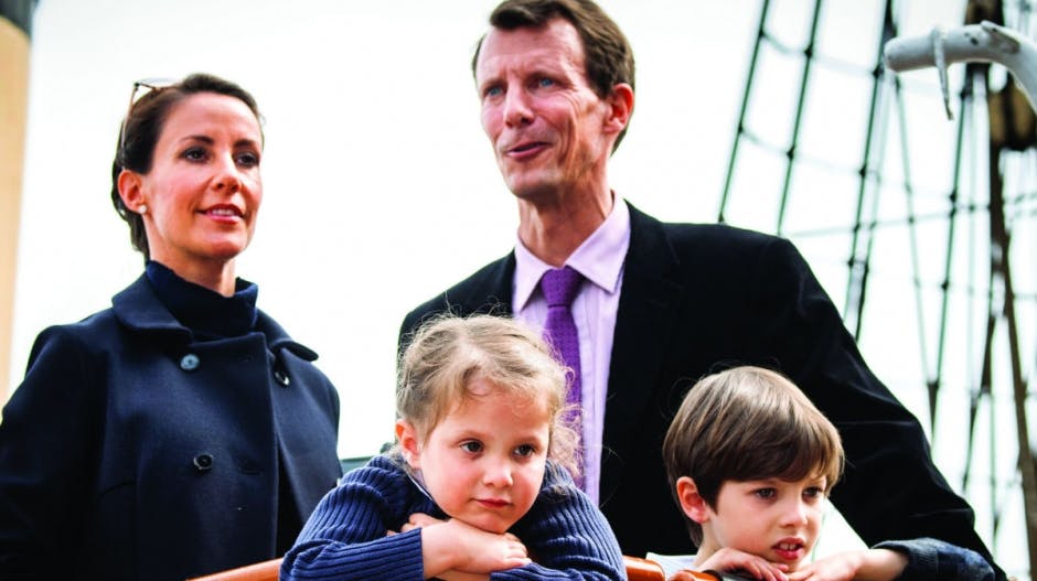 Prins Joachim, prinsesse Marie, prins Henrik og prinsesse Athena