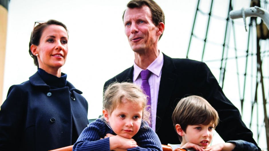 Prins Joachim, prinsesse Marie, prins Henrik og prinsesse Athena