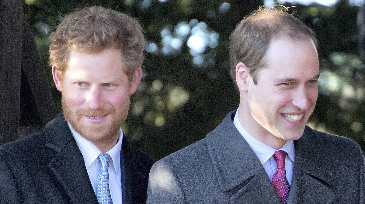 Prins Harry og prins William.