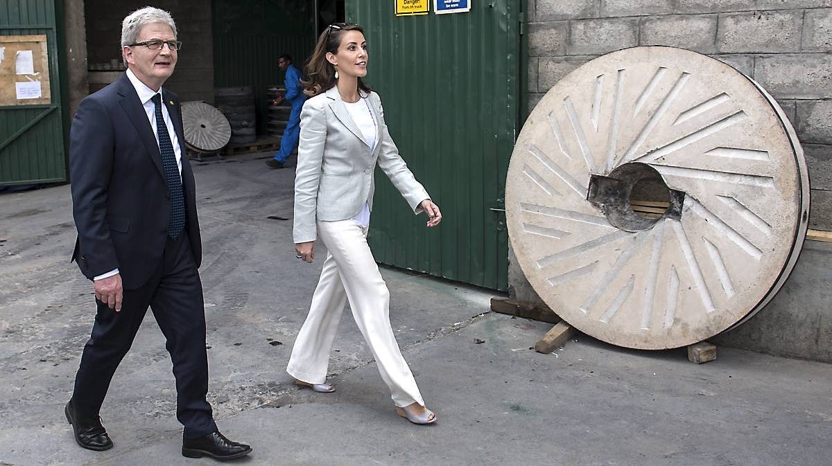 Prinsesse Marie og udenrigsminister Holger K. Nielsen i Etiopien.