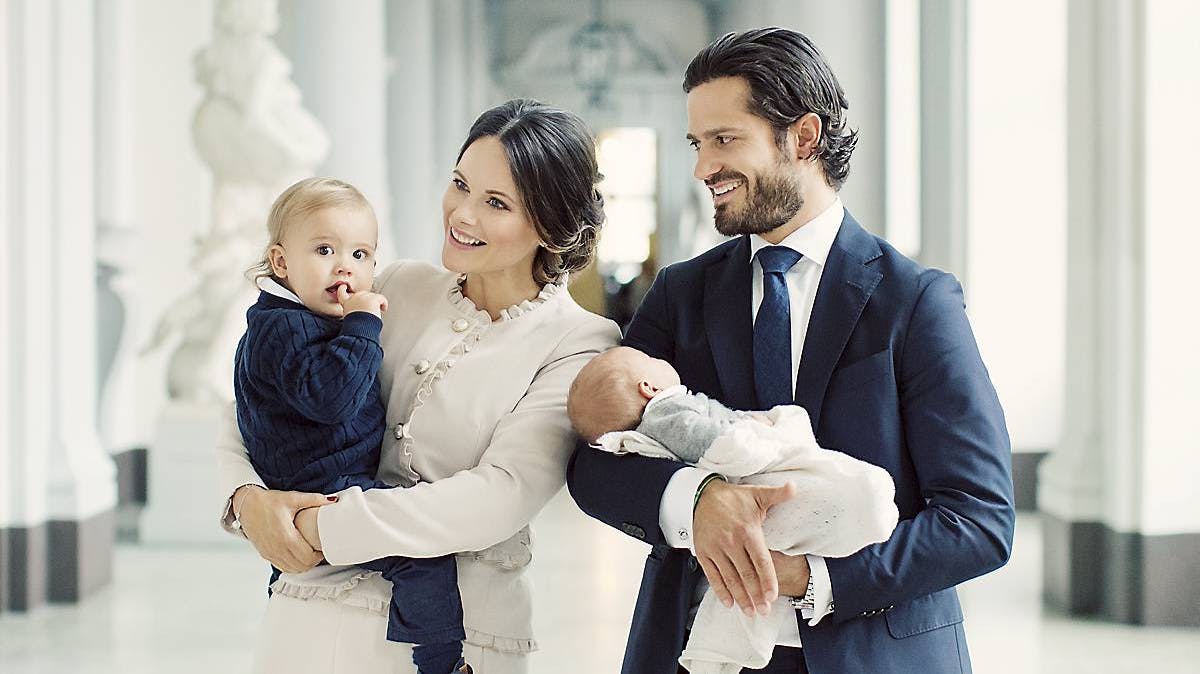 Prins Carl Philip, prinsesse Sofie, prins Gabriel og prins Alexander