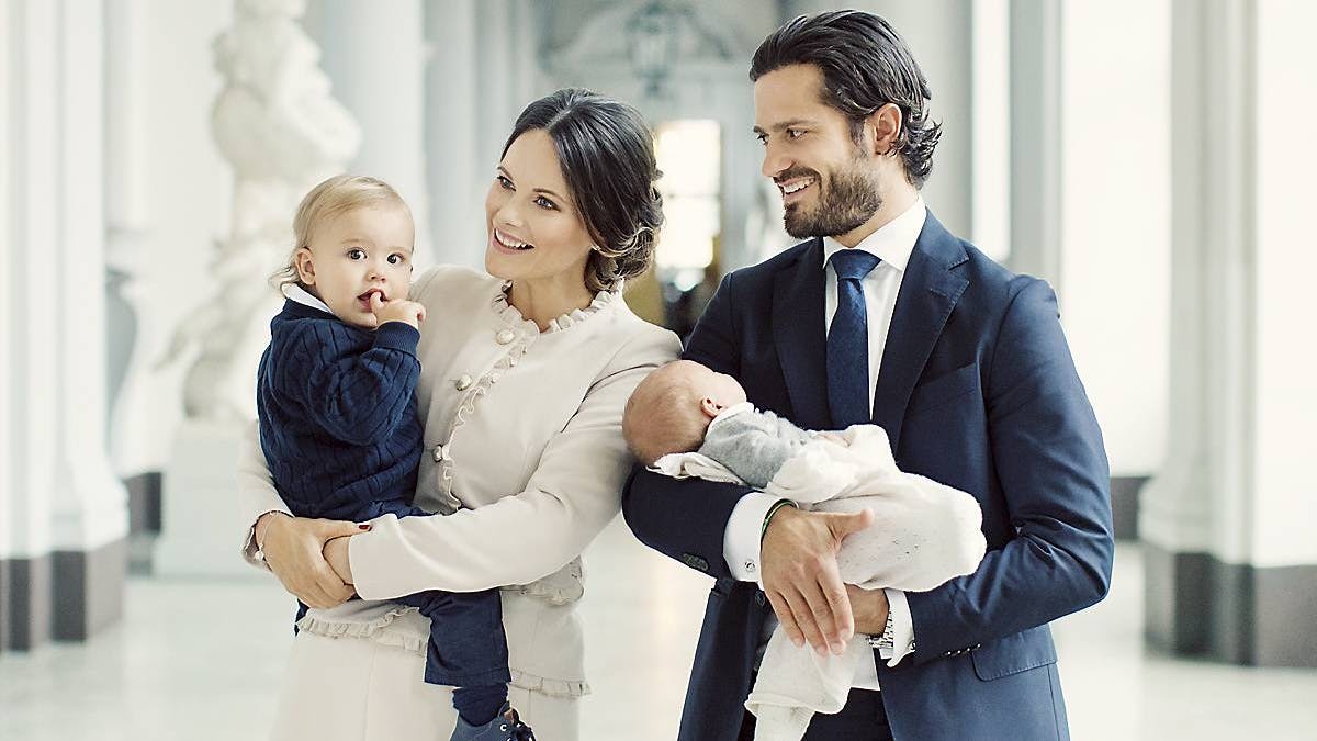 Prinsesse Sofia, prins Carl Philip, prins Alexander og prins Gabriel