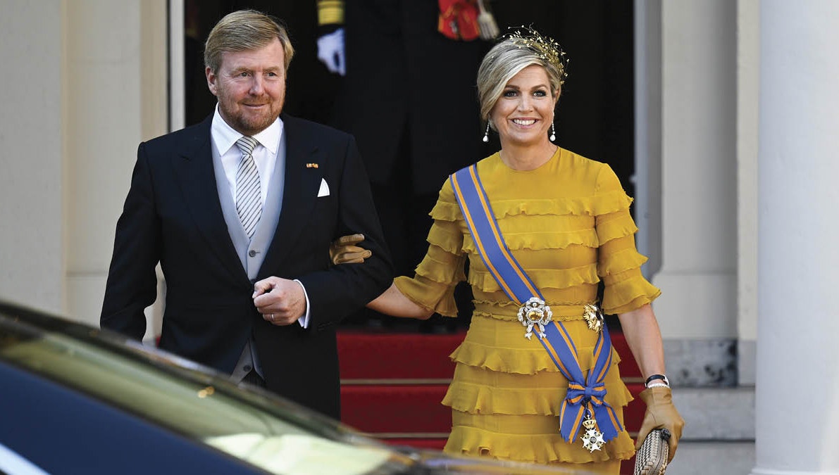 Kong Willem-Alexander og dronning Maxima til Prinsjesdag 2020.
