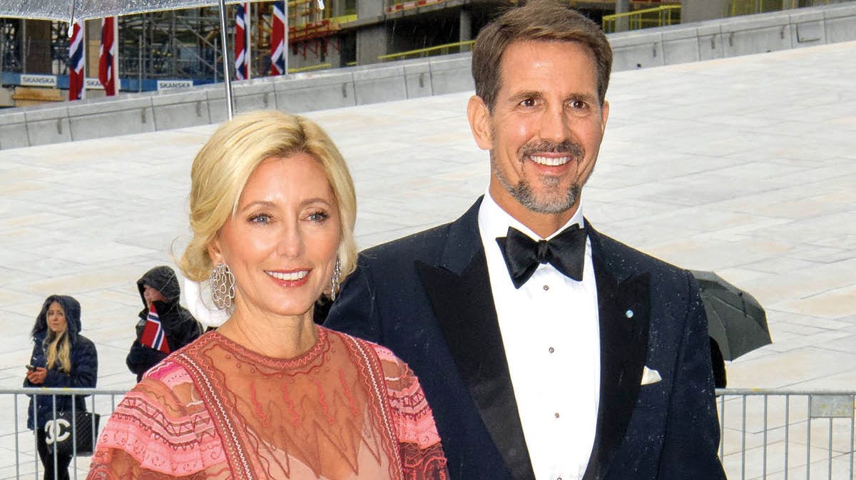 Kronprinsesse Marie-Chantal og kronprins Pavlos. 