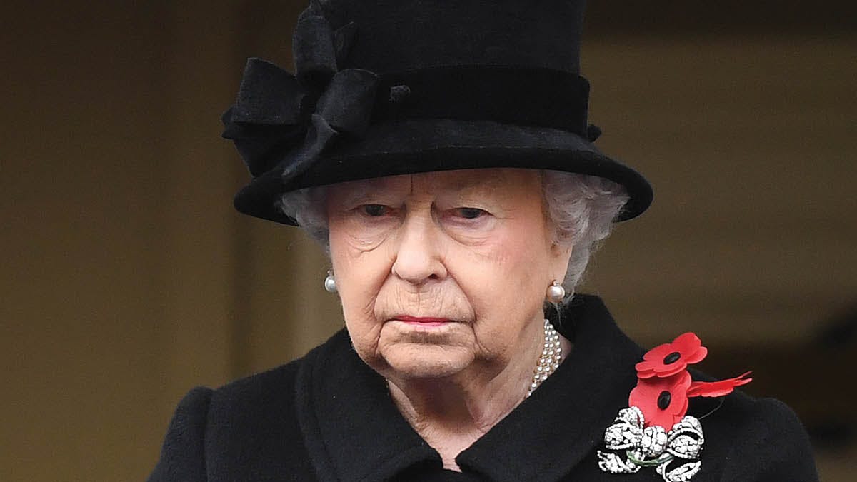 Dronning Elizabeth.