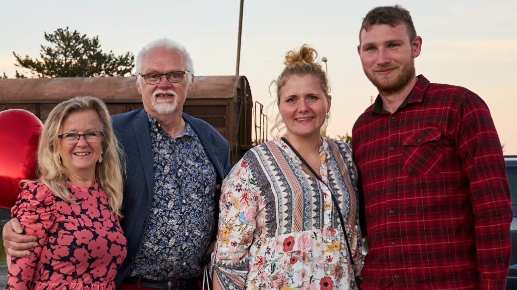 Kirsten og Jørgen samt Stine og Niels 