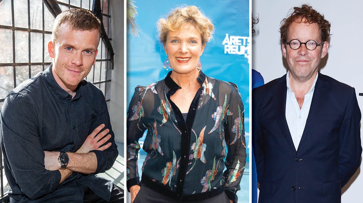 Fotomontage. Morten Hee Andersen, Tammi Øst og Morten Hee Andersen.