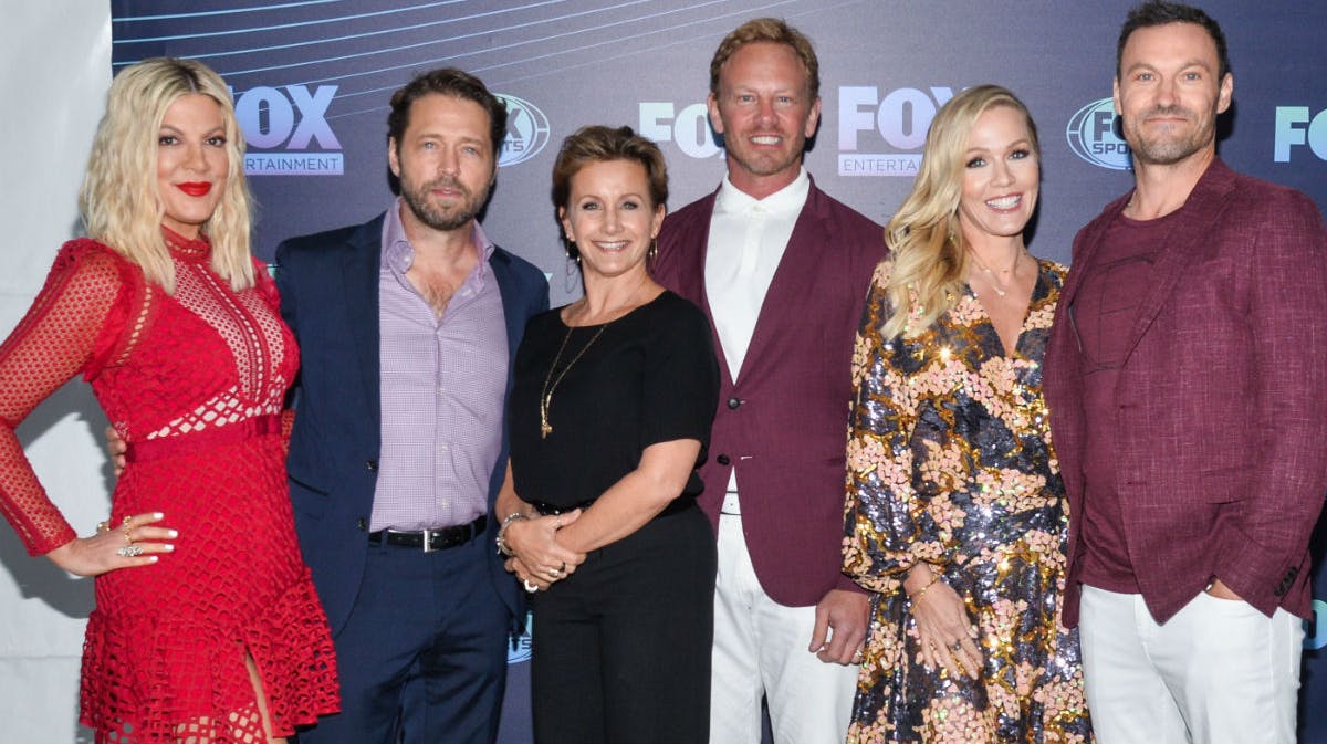 Stjernerne fra "Beverly Hills 90210".