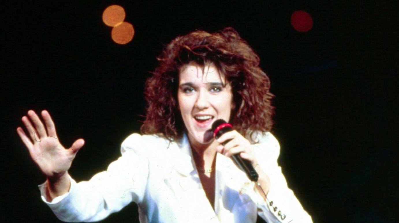 Céline Dion optræder til Eurovision i 1988.