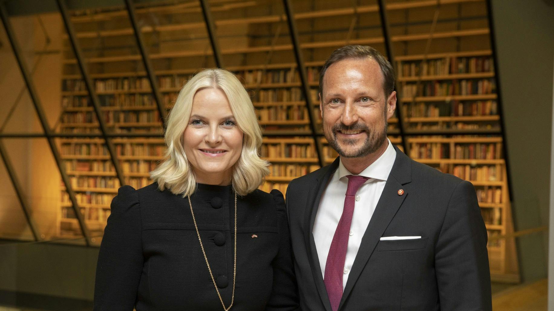 Kronprinsesse Mette-Marit og kronprins Haakon.&nbsp;